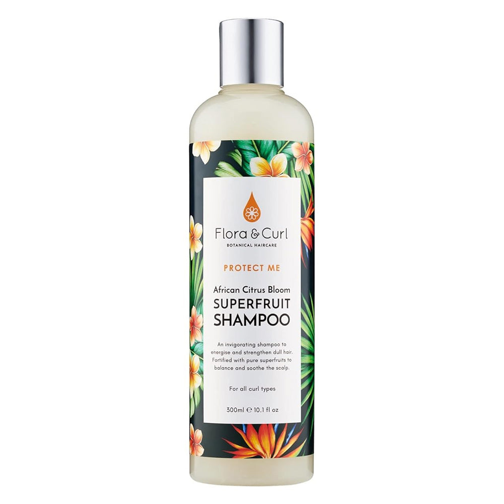 Flora and Curl African Citrus Superfruit Hair Shampoo 10.1Oz (300ml)